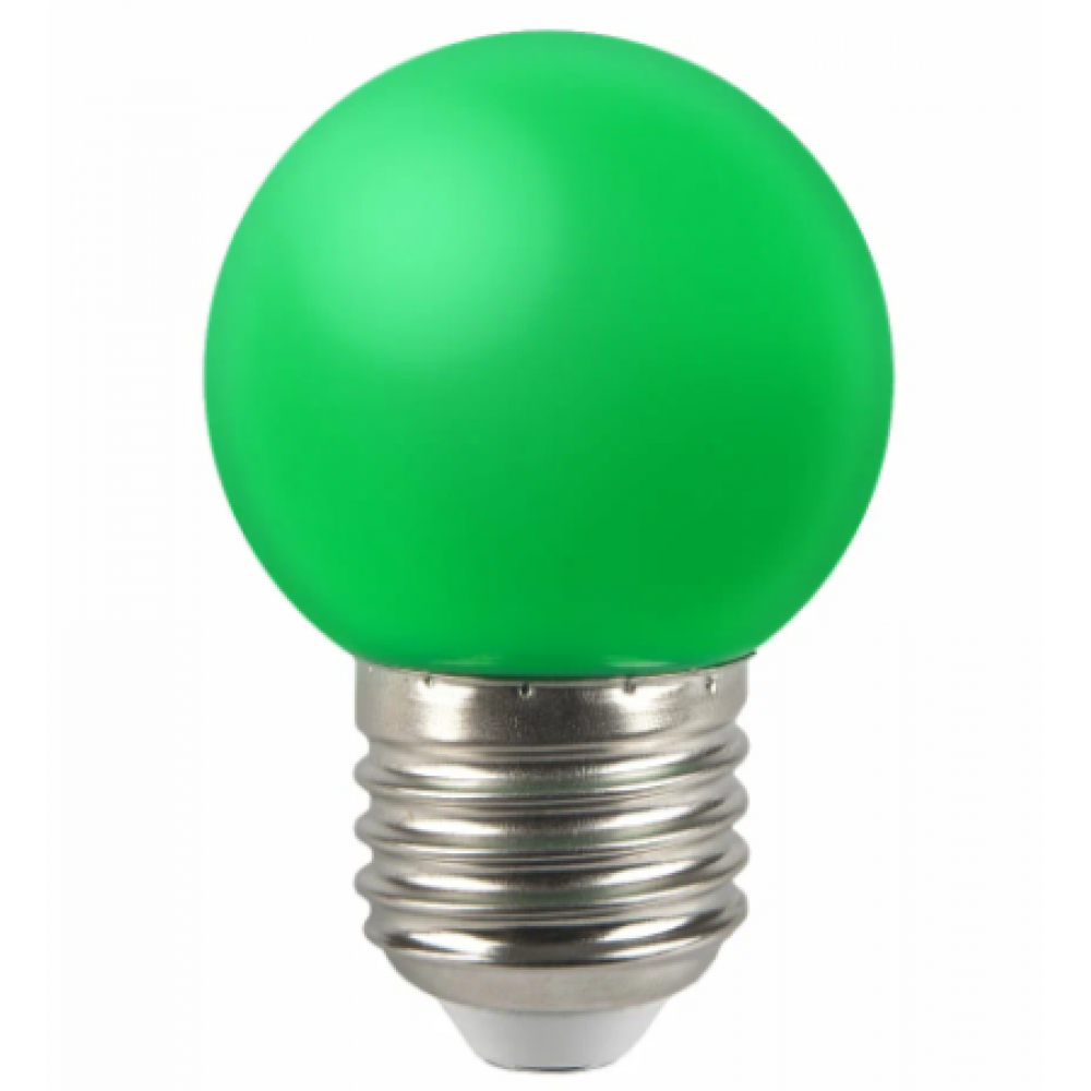 Лампа светодиодная LED 5 Вт, 220В, Е27, зеленая 661498 Лампа светодиодная LED 5 Вт, 220В, Е27, зеленая 661498