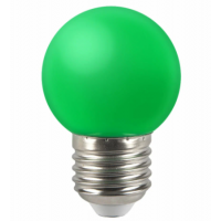 Лампа светодиодная LED 5 Вт, 220В, Е27, зеленая 661498