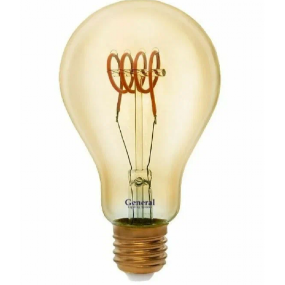 Лампа светодиодная LED 6 Вт, 220В, E27, 1800К, филамент, 661014 Лампа светодиодная LED 6 Вт, 220В, E27, 1800К, филамент, 661014