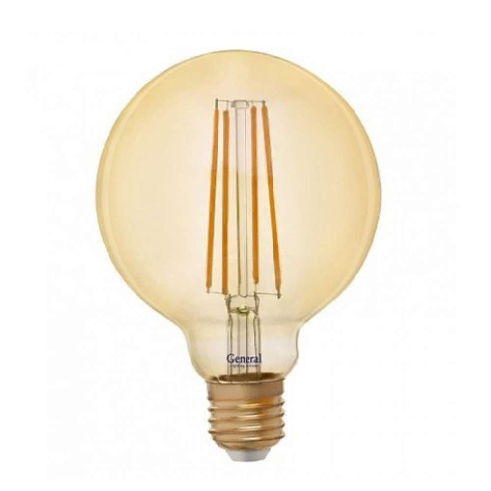 Лампа светодиодная LED  8 Вт, 220В, E27, 2700К, филамент, 655307