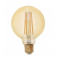 Лампа светодиодная LED 8 Вт, 220В, E27, 2700К, филамент, 655307