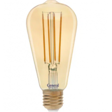 Лампа светодиодная LED 13 Вт, 220В, E27, 2700К, филамент, 655303