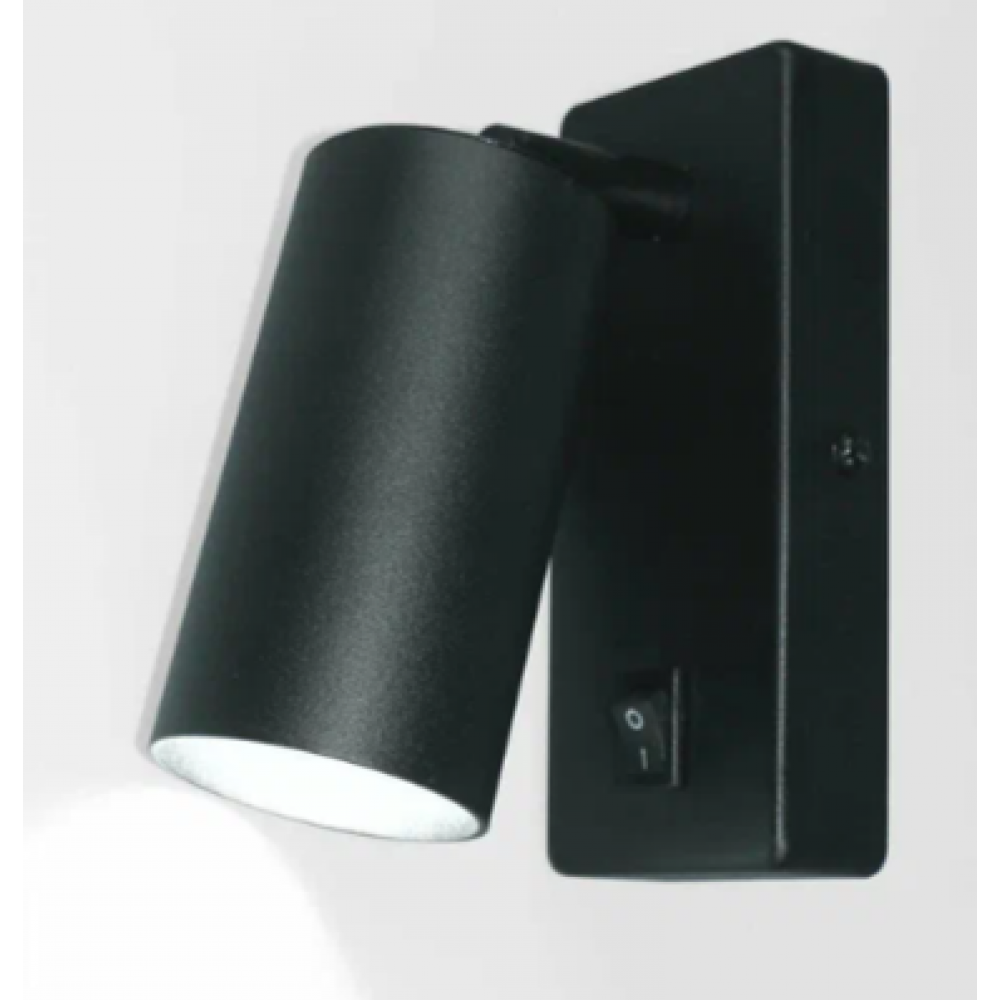 Светильник настенный GWL-GU10-M-IP20 Черный Башня 661810 Светильник настенный GWL-GU10-M-IP20 Черный Башня 661810