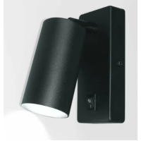 Светильник настенный GWL-GU10-M-IP20 Черный Башня 661810