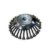 Щетка проволочная витая 150х25,4 ДЛЯ САДОВОГО ТРИММЕРА, УДАЛИТЕЛЬ СОРНЯКОВ YK-T053