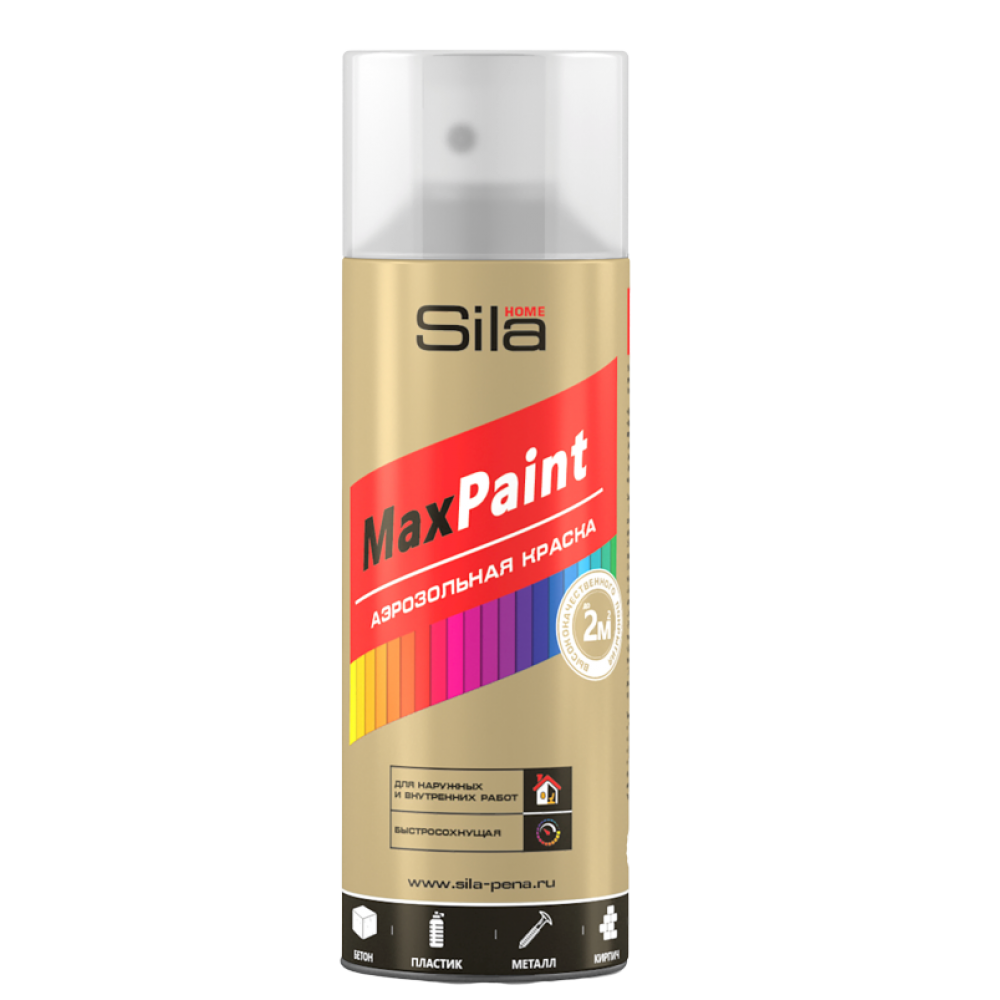 Лак Спрей Sila HOME Max Paint матовый 520 мл