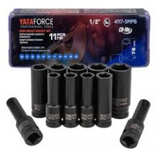Набор головок ударных глубоких - 11 пр. YF-4117-5MPB