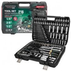 Набор инструментов - 216 предметов 1/4", 3/8", 1/2" RF LIGHT-38841 61110