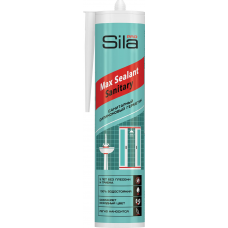 Герметик силиконовый санитарный бесцветный Sila Pro Max Sealant 290мл 