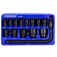 Набор головок ударных - 15 пр. 6гр.в ложементе FK-4159К 58404