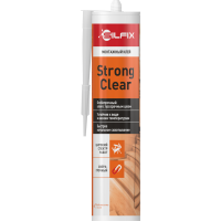 Клей монтажный универсальный прозрачный 290 мл Silfix Strong Clear