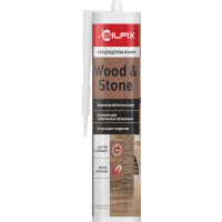 Клей монтажный для дерева и камня белый 290 мл Silfix Wood&Stone