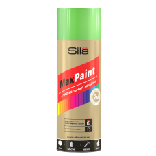 Краска Спрей флюоресцентный Зеленый Sila Home Max Paint,520 мл