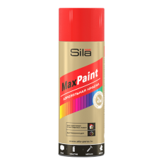 Краска Спрей флюоресцентный Красный Sila Home Max Paint,520 мл