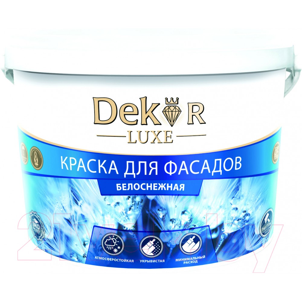 Водоэмаль фасадная ВД-АК-111 Dekor  3кг (4шт/уп)
