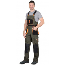 Полукомбинезон Сириус-Манхеттен оливковый с оранж.и черным р.48-50 170-176