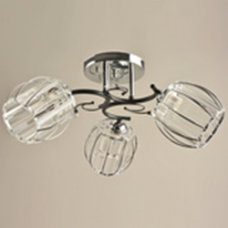 Светильник потолочный 04631-0.3-03 CR+BK