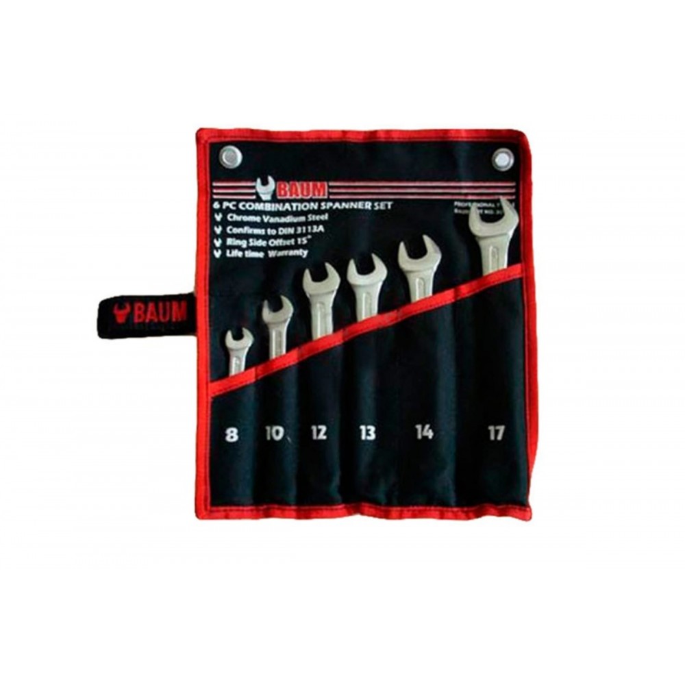 Набор ключей  7шт 7-19 комбинированных Baum 30-08m