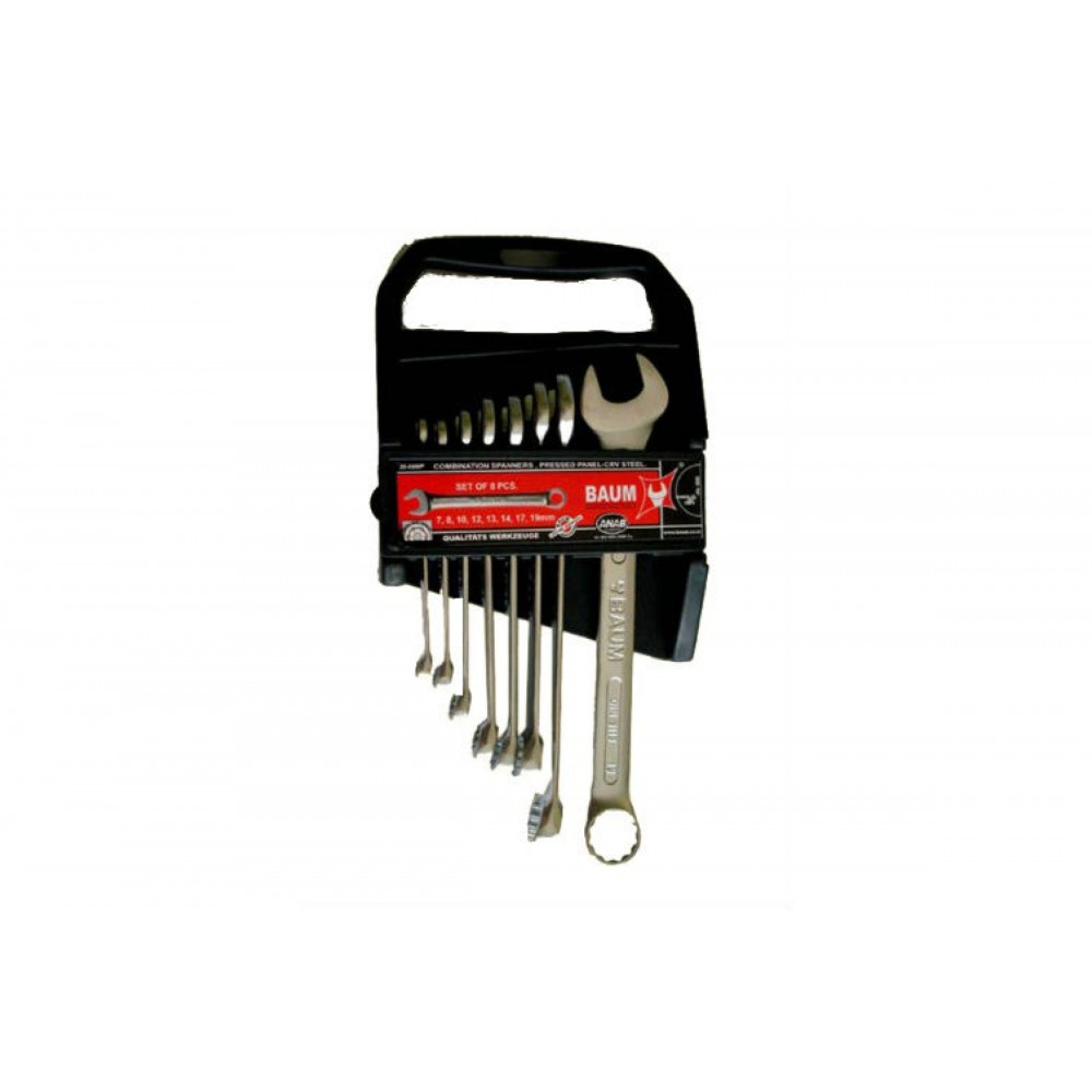 Набор ключей  7шт 7-19 комбинированных Baum 30-08mp  (СД Х)