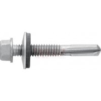 Саморез кровельный 5,5* 32 Цинк Усиленный (уп. 25штук)