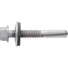 Саморез кровельный 5,5* 32 Цинк Усиленный (уп. 50штук) 