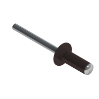 Заклепка д/глухих отв.ал./сталь  3,2* 8 50шт. RAL 8017