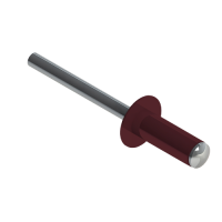 Заклепка д/глухих отв.ал./сталь  3,2* 8 50шт. RAL 3005