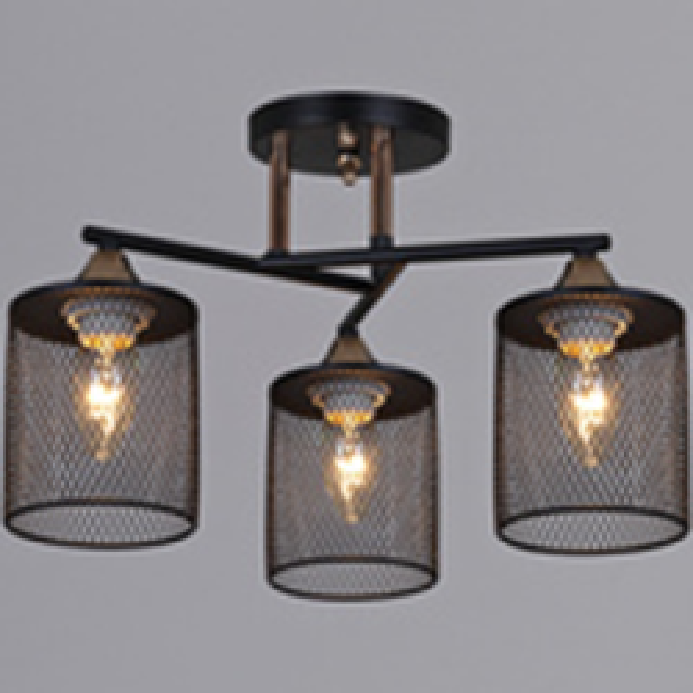 Светильник потолочный 91360-0.3-03 BK+FG