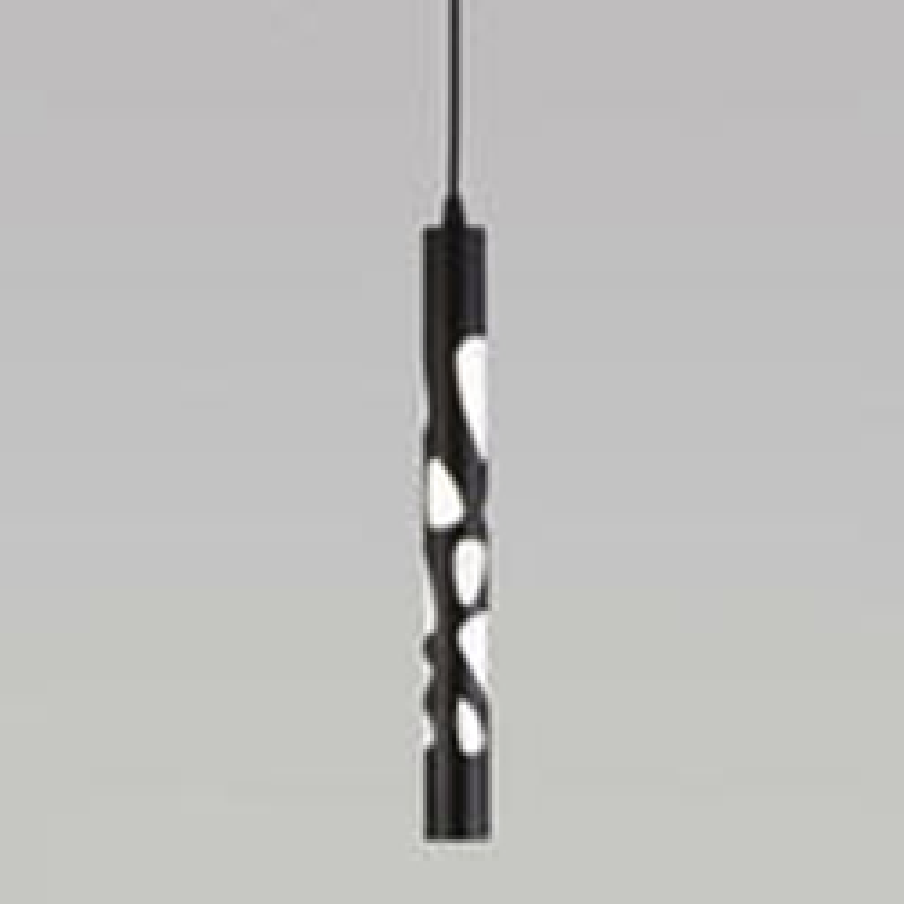 Светильник подвесной DLR037 12W 4200K черный матовый