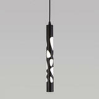 Светильник подвесной DLR037 12W 4200K черный матовый