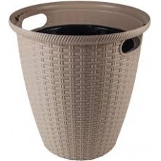 Кашпо Rattan 30л/16л молочный шоколад InGreen ING50030ШОК