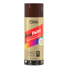 Краска Спрей Коричневый Sila Home Max Paint 520 мл.