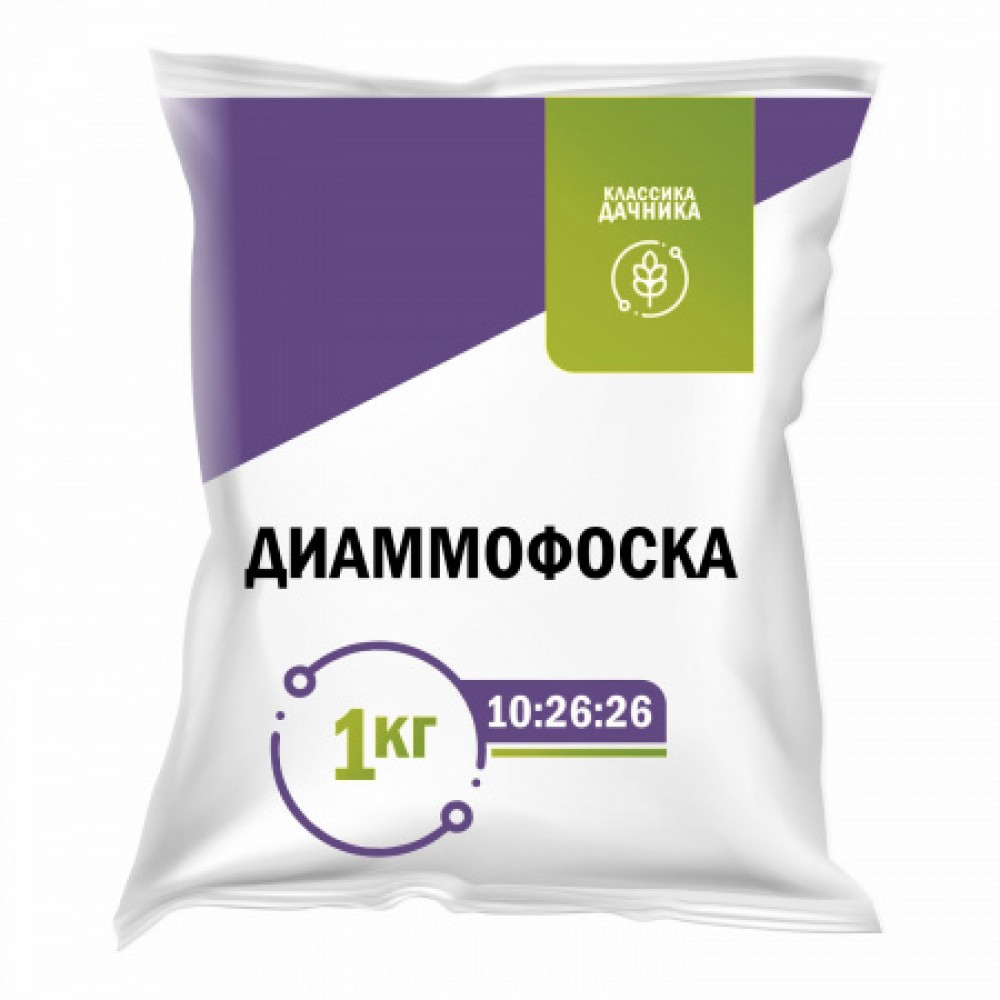 Удобрение минеральное Диаммофоска 1,0кг 