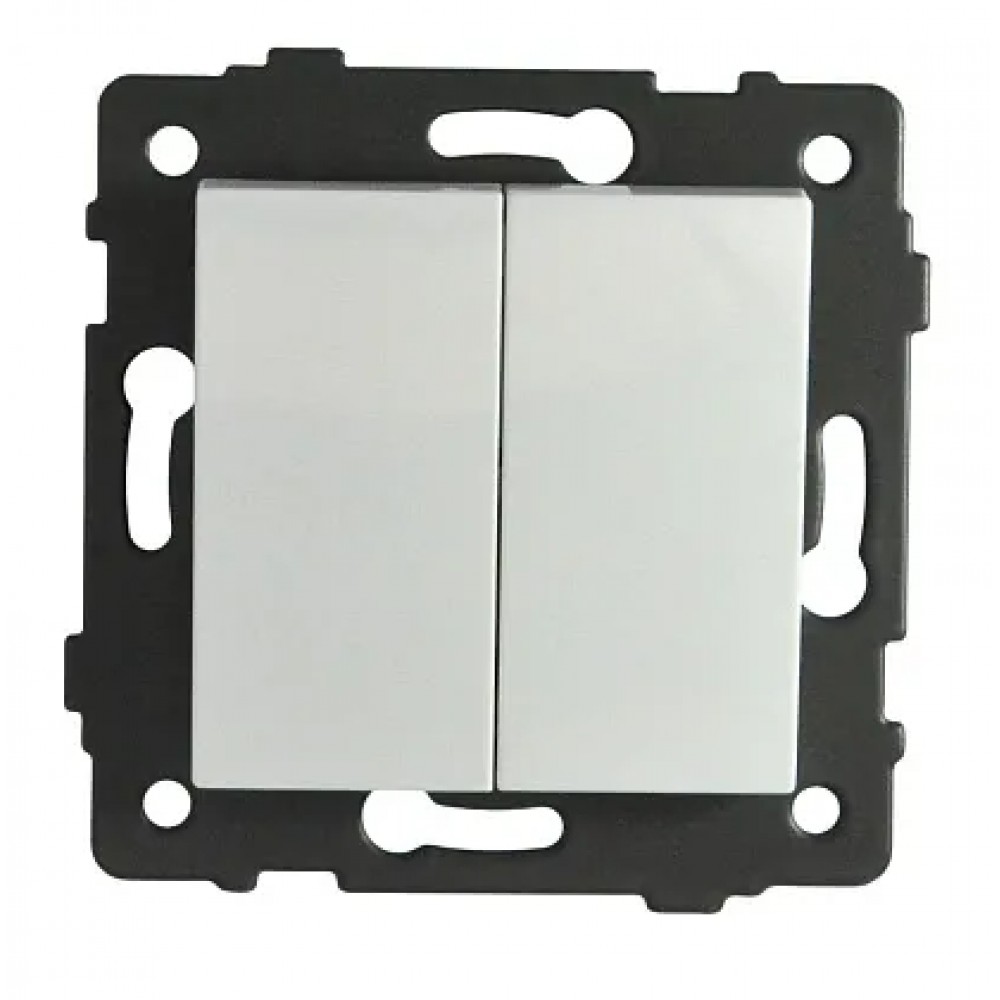 Выключатель 2-кл. проходной белый A-010W AWS Выключатель 2-кл. проходной белый A-010W AWS