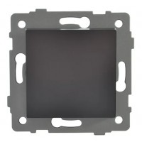 Выключатель 1-кл. перекрёстный чёрный A-007B AWS