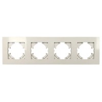 Рамка 4-я белая горизонтальная P50-4W AWS