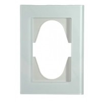 Рамка для двойной розетки белая P50-6W AWS