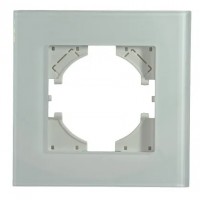 Рамка 1-я белая (стекло) G50-1W AWS