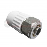 ППР Муфта комбинированная 20х16 для PERT белая (150/30) 10162016 