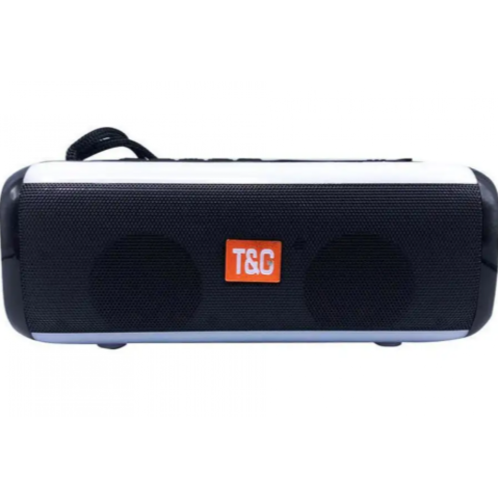 Колонка TG-144 цвет-черный Bluetooth+USB+радио+4 динамика+аккумулятор
