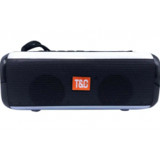 Колонка TG-144 цвет-черный Bluetooth+USB+радио+4 динамика+аккумулятор