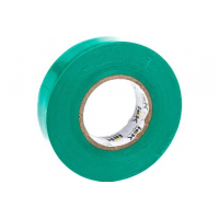 Изолента (0.13мм*19мм*20м)зеленая (L-ON)