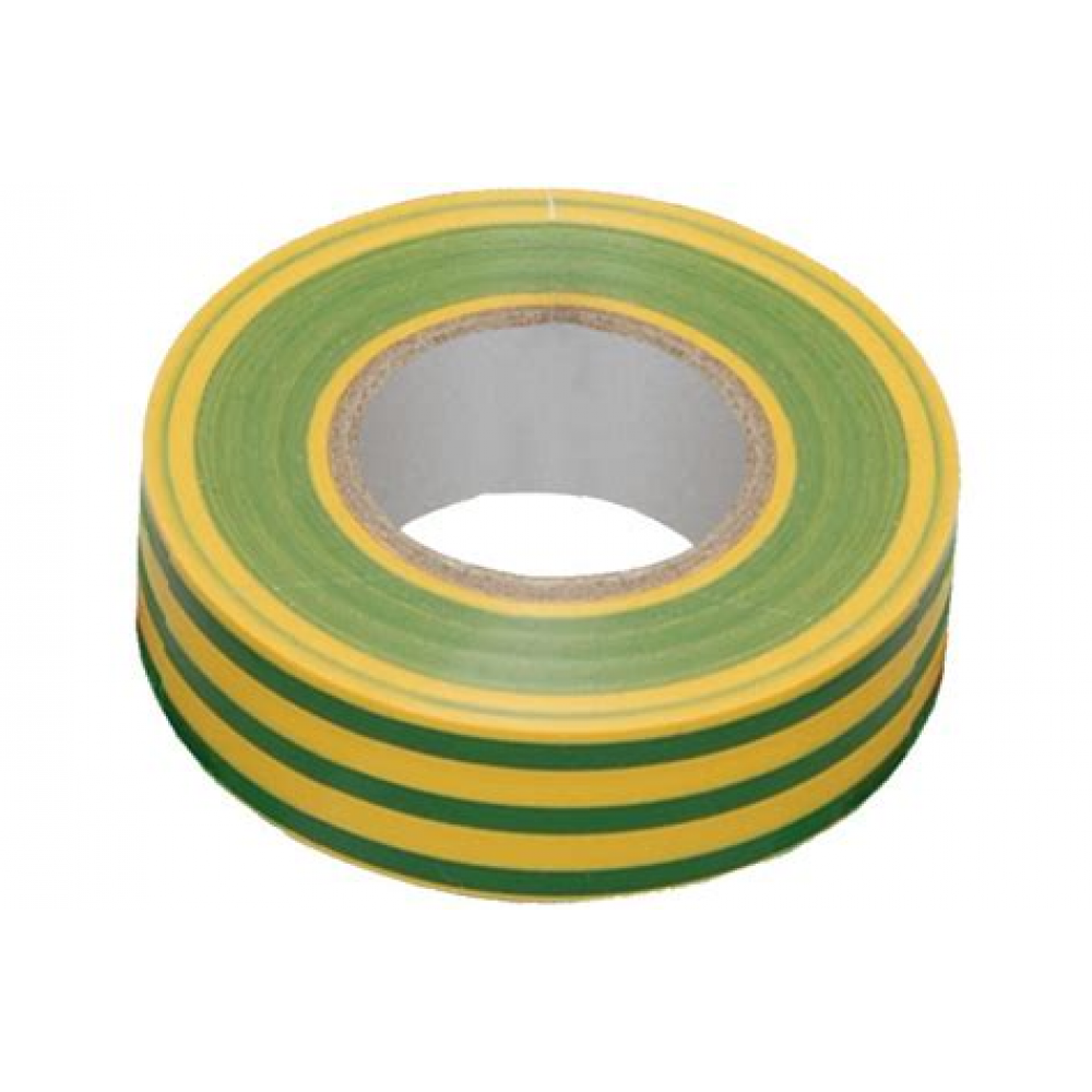 Изолента (0.13мм*19мм*20м)желтая (L-ON)