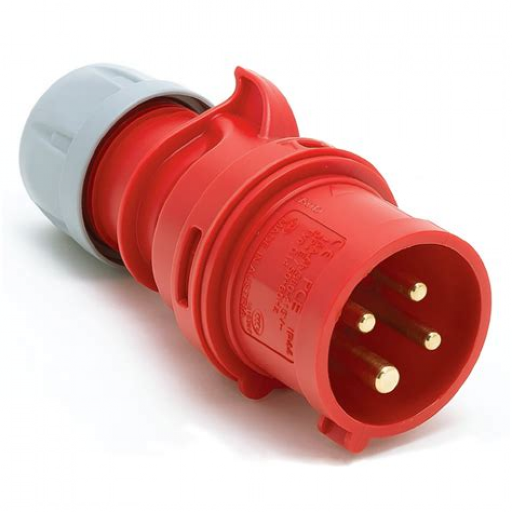 Разъем перенос. IP-44 32/4 вилка SLN-024, 380В, AWS Разъем перенос. IP-44 32/4 вилка SLN-024, 380В, AWS