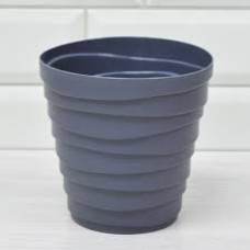 Кашпо Бархан 2,25л Антрацит КШ-4318