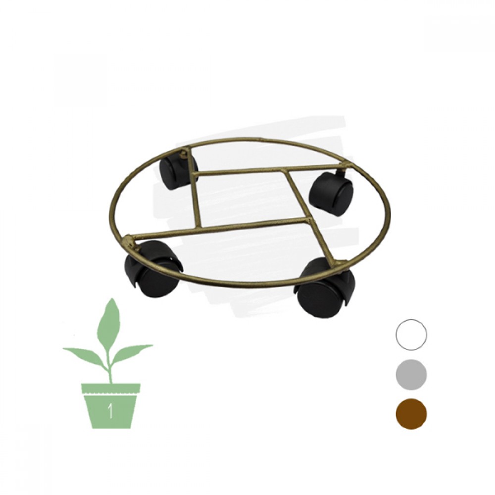 Подставка под цветы Квадрат 4 колеса