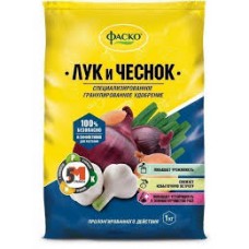 Удобрение Лук и чеснок 1 кг гранулы Фаско 5М