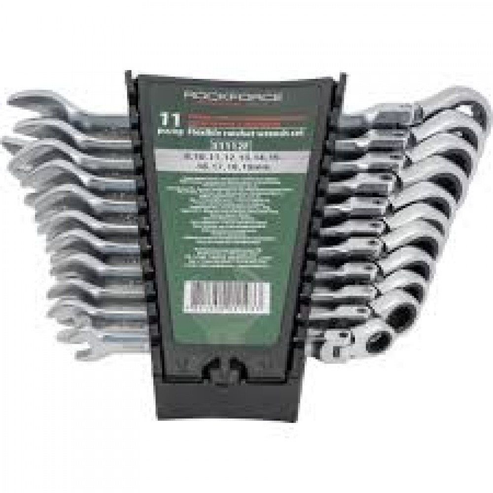 Набор ключей  9шт рожково-накидные с трещеткой и шарниром RF-1092F 11499