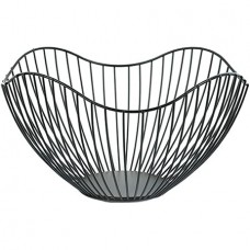 Фруктовница Brownie 27х12см черная 361-750