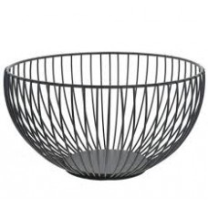 Фруктовница Brownie 20х10см черная 361-755